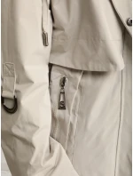 Dámská světle béžová přechodná bunda parka Dstreet model 21995940 - FashionStreet