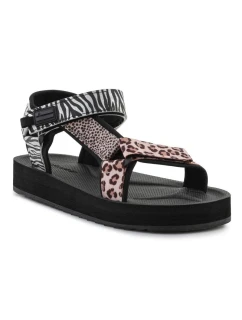 D.Franklin Forest Vysoké sandále so zvieracou potlačou W DFSH404002-ABLA