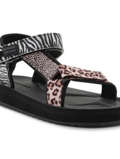 D.Franklin Forest Vysoké sandále so zvieracou potlačou W DFSH404002-ABLA