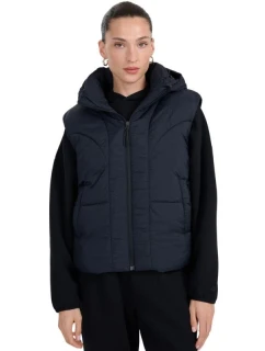 Dámska vesta 4F F299 tmavočierna 4FWAW25TVJAF299 20S