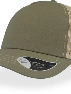 Rapper Canvas 5 panelová síťovaná kšiltovka model 22478749 - Atlantis Headwear
