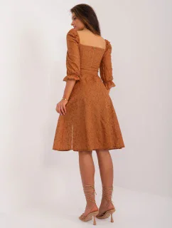 Sukienka LK SK model 19915443 jasny brązowy - FPrice