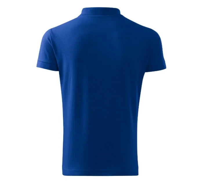 Bavlnená polokošeľa Heavy pánska kráľovská modrá