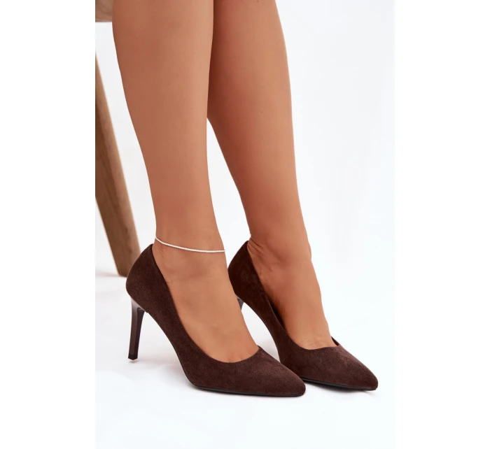 Lodičky s ihlovým podpätkom model 222701 Krok vo veľkom štýle