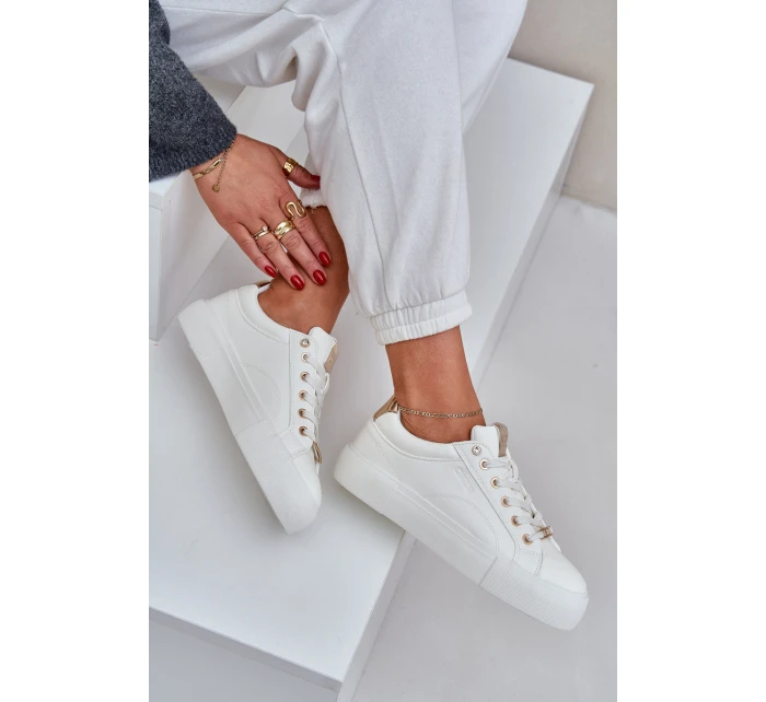 Dámské tenisky Big Star model 21683863 Bílé - Big Star Shoes Dámské tenisky Big Star model 21683863 Bílé - Big Star Shoes