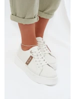 Dámské tenisky z přírodní kůže D&A GR61-5591 bílé