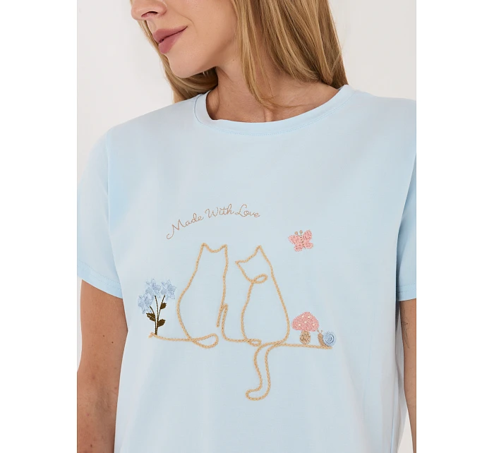 Tričko IR TS R2766.60 svetlo modré