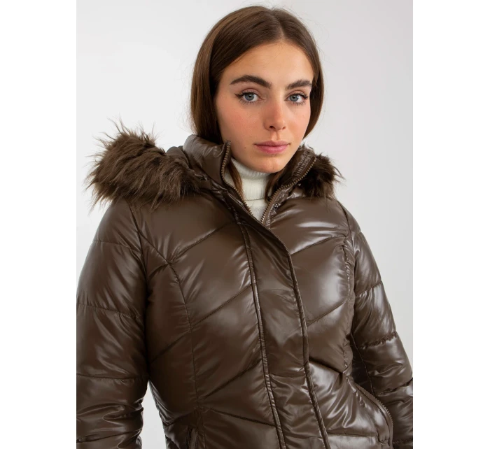 Dámská bunda NM KR H  tmavě hnědá model 17764050 - FPrice