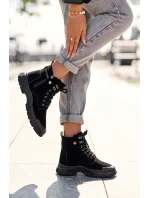 Dámska zateplená semišová členková obuv Jailina Trapper Dámska zateplená semišová členková obuv Jailina Trapper