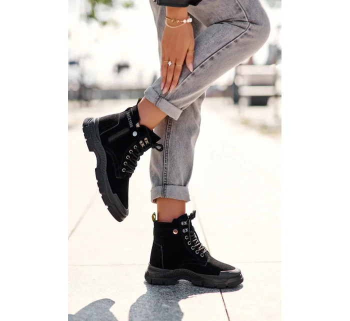 Dámska zateplená semišová členková obuv Jailina Trapper Dámska zateplená semišová členková obuv Jailina Trapper