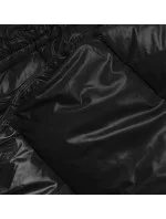 Šedo-čierna obojstranná oversize bunda (h-1088-61)