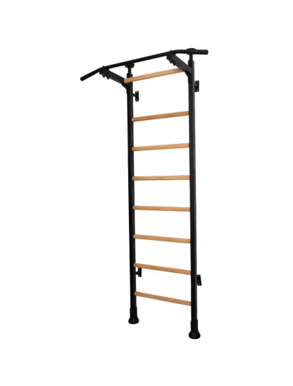 ROZKLADACIE DREVENÉ KOVOVÉ GYMNASTICKÉ REBRÍKY S KOVOVOU HRAZDOU V DUBOVEJ LAVICI 511 ROZKLADACIE DREVENÉ KOVOVÉ GYMNASTICKÉ REBRÍKY S KOVOVOU HRAZDOU V DUBOVEJ LAVICI 511