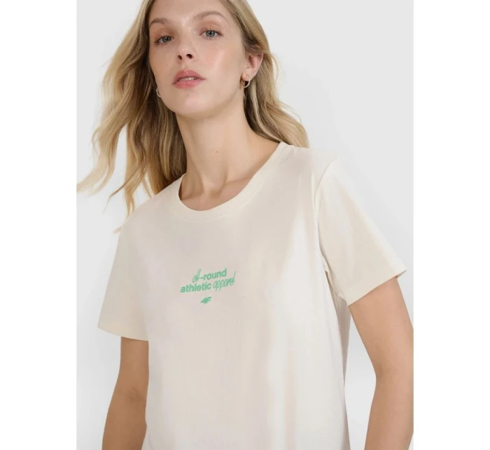 Dámske tričko s potlačou 4F 4FRSS25TTSHF2786-11S