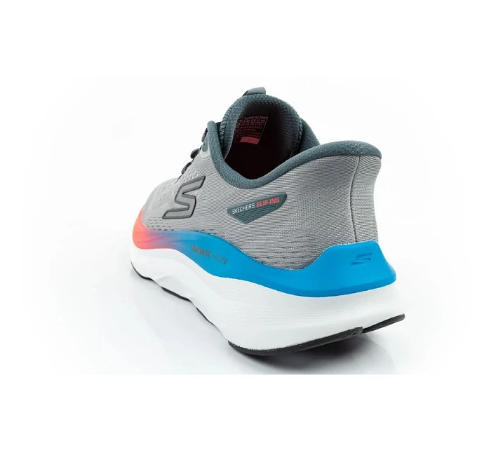 Skechers pánske športové tenisky Max Run grey SLIP-INS