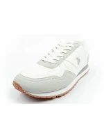 U.S. Polo model 22115637 sportovní boty tenisky pánské módní pohodlné bílé