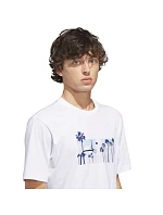 Pánske tričko adidas Summer Sunset Graphic white JZ7544 pánske