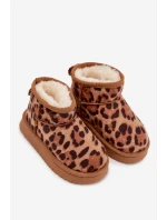 Dětské sněhule vyhřívané s Panterka Hnědé model 21718620 - Boto