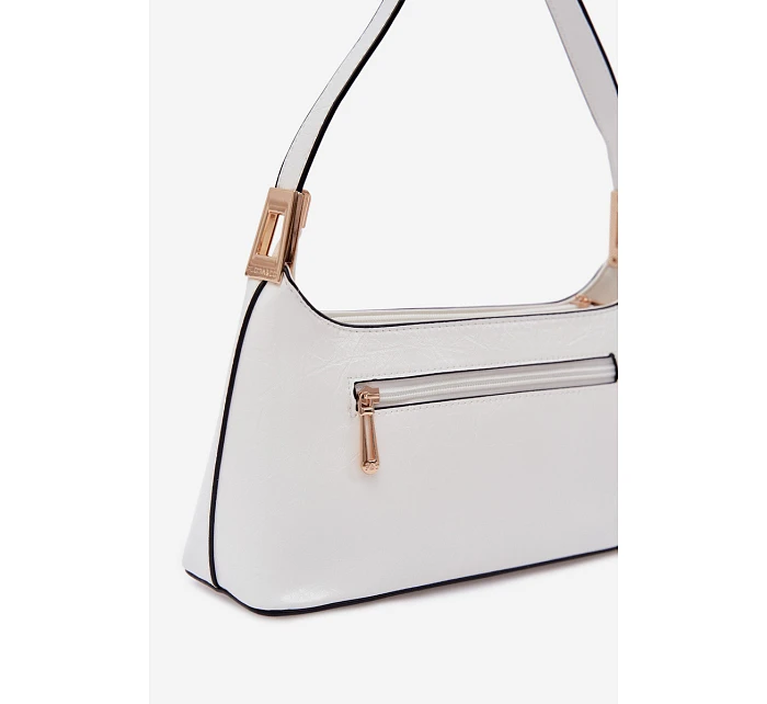 Kožená taška Bílá Tielle