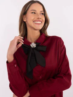 Košeľa DHJ KS 9236.92P bordová