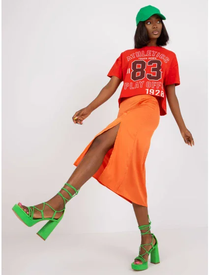 Sukňa WN SD 1705.86 oranžová