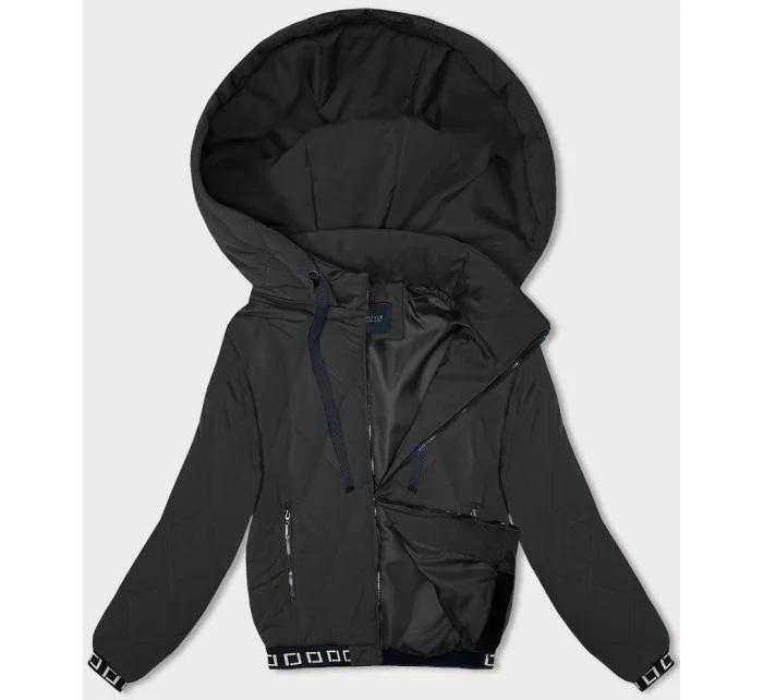 PIKOWANA KURTKA Z  CZARNA model 18823129 - J.STYLE