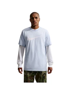Pánské tričko Nsw Tee Icon Swoosh modré model 22217296 408 pánské - NIKE