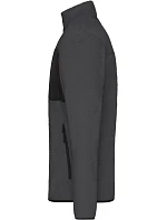 JN Pánská fleecová bunda 02. dark melange/black model 22538425 - Daiber JN Pánská fleecová bunda 02. dark melange/black model 22538425 - Daiber