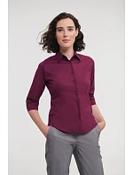 Elastická halenka s 3/4 rukávem 11. chocolate model 22475625 - Russell Athletic Elastická halenka s 3/4 rukávem 11. chocolate model 22475625 - Russell Athletic