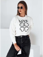 Dámský svetr Love bílý Dstreet model 21981552 - FashionStreet Dámský svetr Love bílý Dstreet model 21981552 - FashionStreet