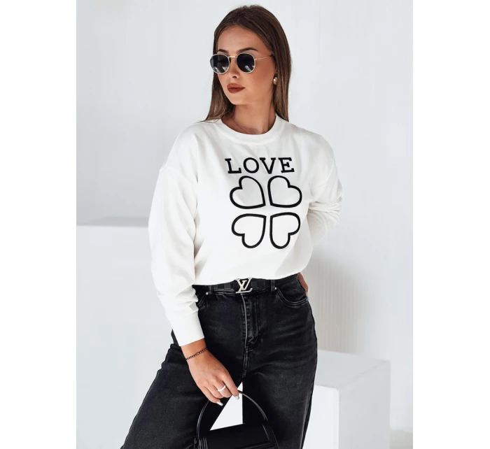 Dámský svetr Love bílý Dstreet model 21981552 - FashionStreet Dámský svetr Love bílý Dstreet model 21981552 - FashionStreet