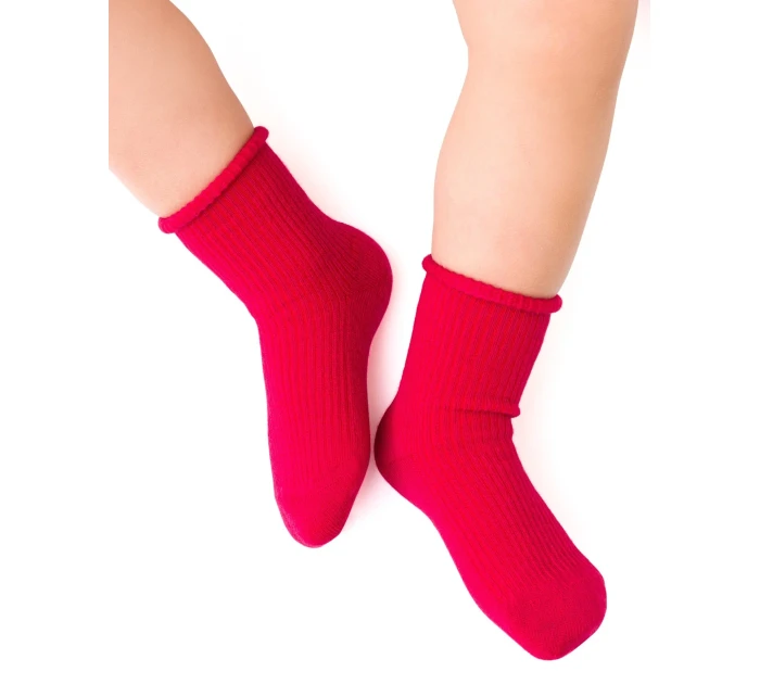 Dětské žebrované ponožky Merino Wool model 18873068 - Steven Dětské žebrované ponožky Merino Wool model 18873068 - Steven