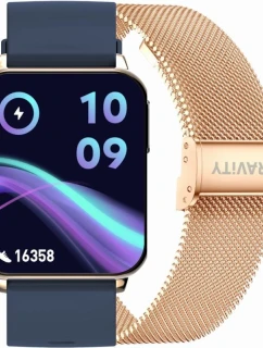 Chytré hodinky Pink Gold Navy Blue 2 Stripes model 21807475 - Gravity