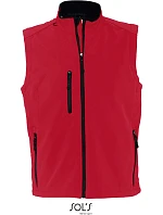 SOL'S Men Pánská 3-vrstvá softshellová vesta pepper red model 22523144