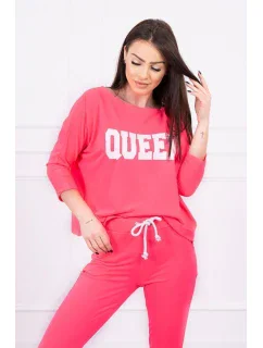 Sada s růžovým model 18744268 potiskem Queen - K-Fashion