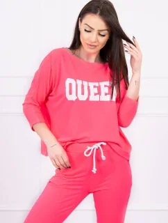 Sada s růžovým model 18744268 potiskem Queen - K-Fashion