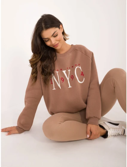 Bluza EM BL model 20493480 brązowy - FPrice Bluza EM BL model 20493480 brązowy - FPrice