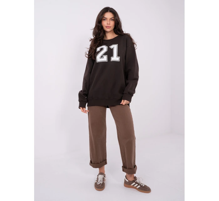 Bluza WT BL model 21859104 ciemny brązowy - FPrice