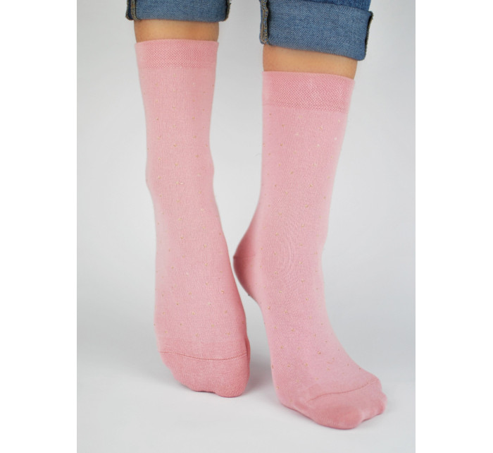 NOVITI Ponožky SB011-W-04 Dirty Pink