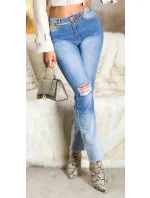 Sexy džíny s vysokým pasem model 21178084 - Koucla Sexy džíny s vysokým pasem model 21178084 - Koucla
