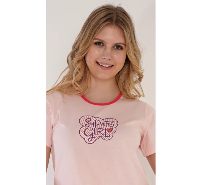 Dámské domácí šaty s krátkým rukávem Super model 18831585 - Vienetta