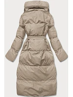 Béžová dámská zimní  bunda model 21245837 - J.STYLE