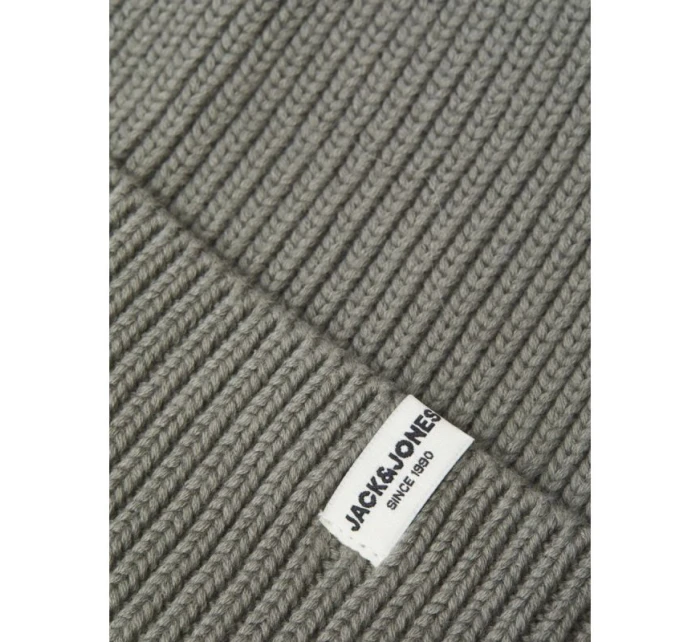 Zimná čiapka Jack&Jones JACKRINK BEANIE LN 12193386 CASTOR GRAY