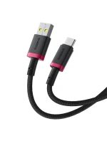 Baseus Dura USB-Type C 60W 2m kábel (červený/čierny)