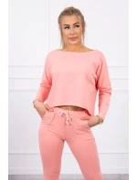 Sada s oversize blúzkou morel Sada s oversize blúzkou morel