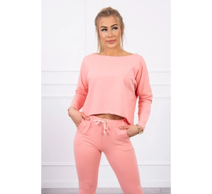 Sada s oversize blúzkou morel Sada s oversize blúzkou morel