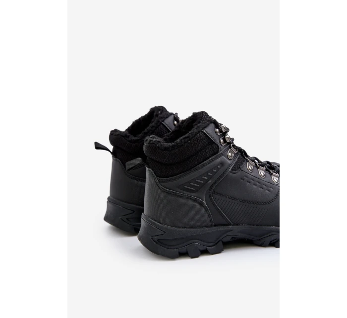 Ocieplane Buty Trekkingowe Męskie Czarne Loreinae