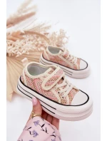 Dívčí Tenisky Na Suchý Zip Růžové model 21700979 - Boto