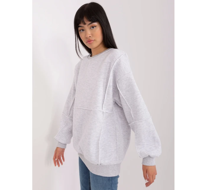 Bluza EM BL model 18741188 jasny szary - FPrice Bluza EM BL model 18741188 jasny szary - FPrice