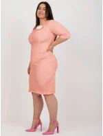 LK SK 506721 šaty.69 broskýň