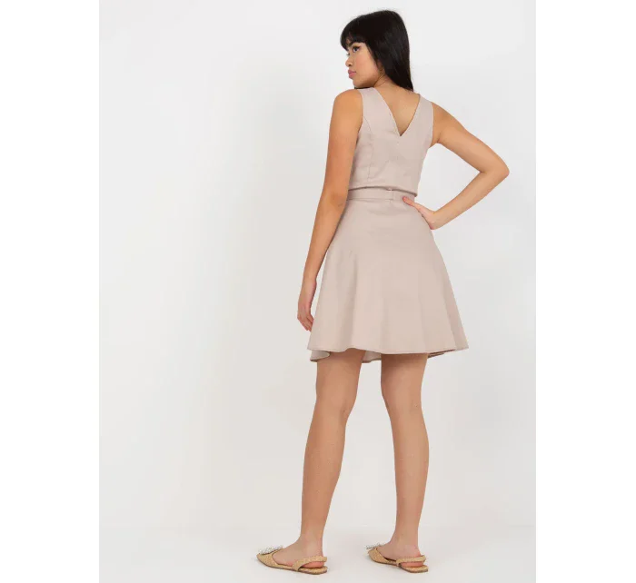 Dámske šaty LK SK 508253 šaty.44P béžová - FPrice